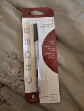 Cross Pen Refill Selectip Rolling Ball Pen Porous Point Refill Black Fine 8444